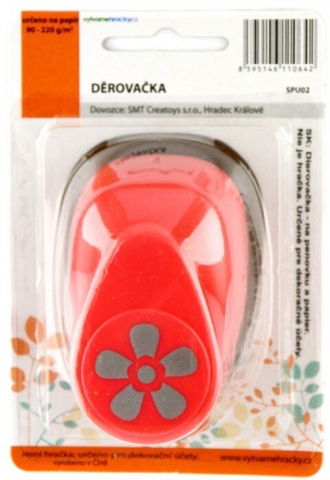 SMT Děrovačka na pěnovku a papír 25 mm - kytka 4 - SPU02