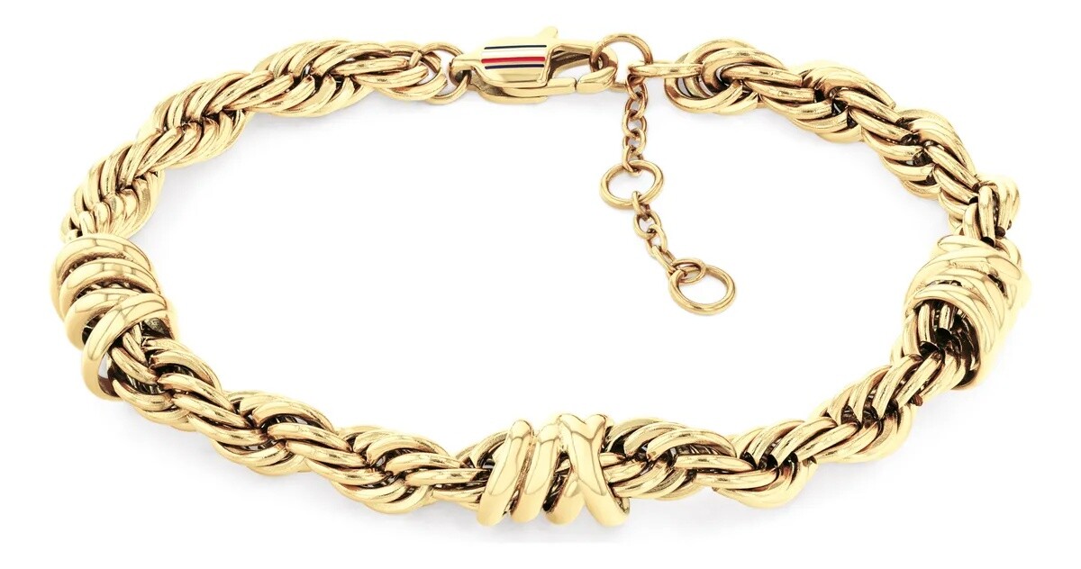 Tommy Hilfiger Moderní pozlacený náramek Nautical Charms 2781026