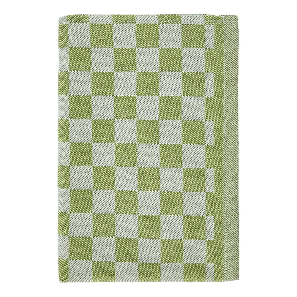 CHECKER STYLE Utěrka - sv. zelená