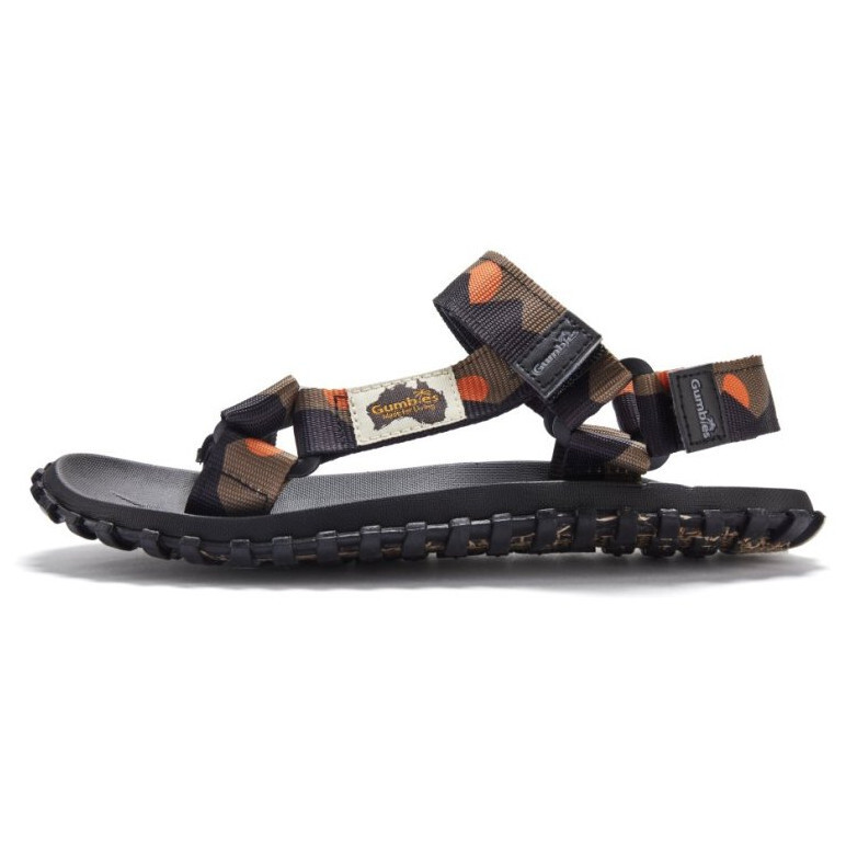 Pánské sandály Gumbies Scrambler Khaki a Orange Velikost bot (EU): 43 / Barva: zelená/oranžová