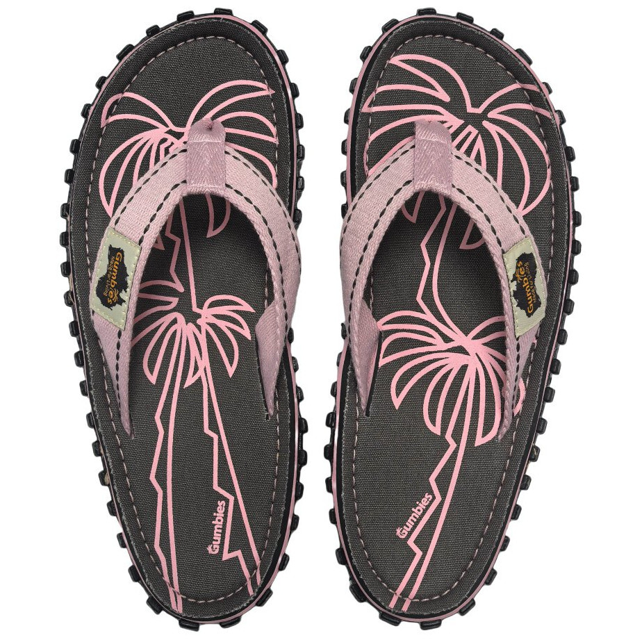 Dámské žabky Gumbies Palm Leaf Grey Velikost bot (EU): 38 / Barva: šedá
