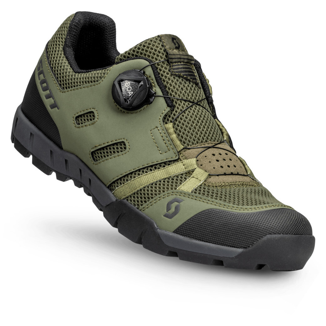 Pánské cyklistické tretry Scott Sport Crus-r Boa Velikost bot (EU): 43 / Barva: khaki/černá
