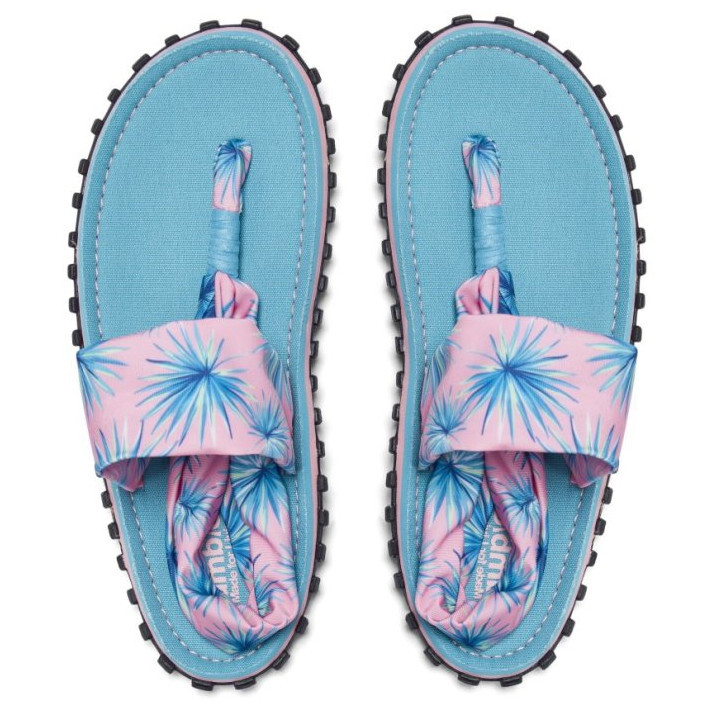 Dámské sandály Gumbies Slingback Neon Palm Velikost bot (EU): 38 / Barva: modrá/růžová