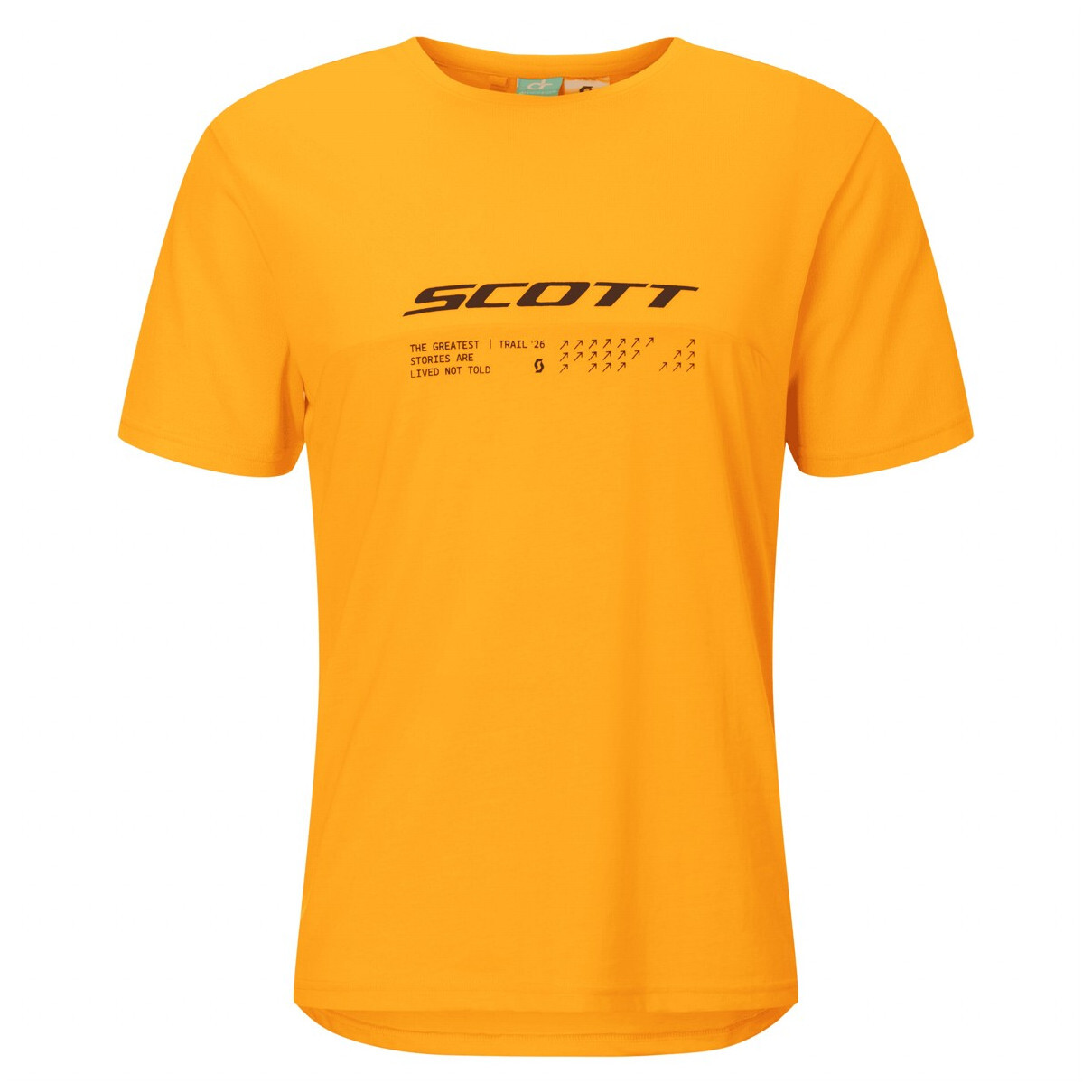 Pánské cyklistické triko Scott Tee M's Vertic DRI SS Velikost: M / Barva: oranžová