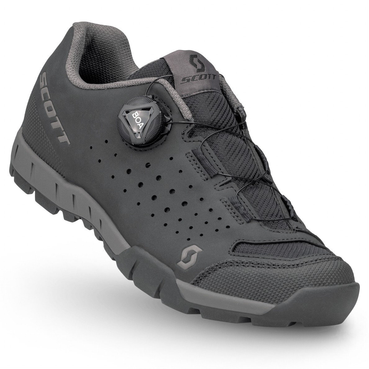 Dámské cyklistické tretry Scott Shoe W's Sport Trail Evo Boa Velikost bot (EU): 39 / Barva: černá