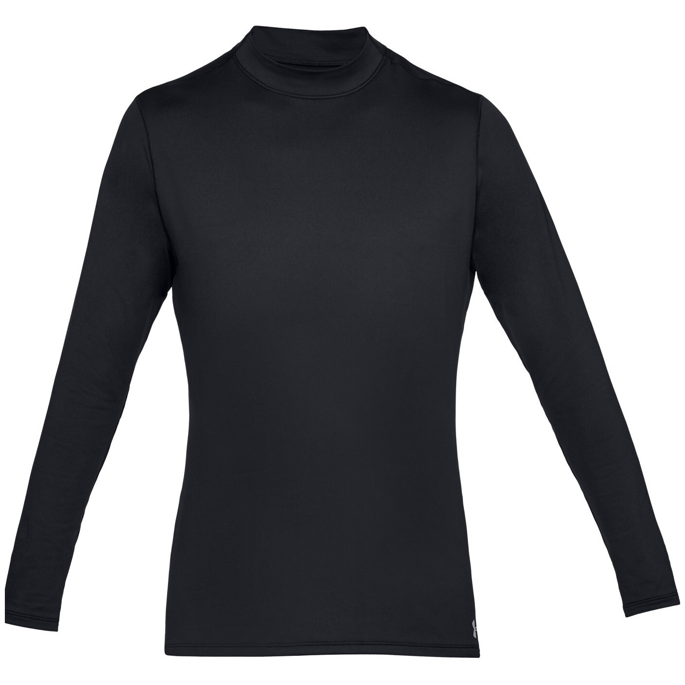 Pánské tričko Under Armour CG Armour Fitted Mock Velikost: M / Barva: černá/bílá