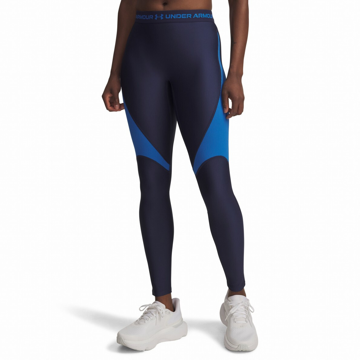 Dámské legíny Under Armour HG Rib Legging Velikost: S / Barva: tmavě modrá
