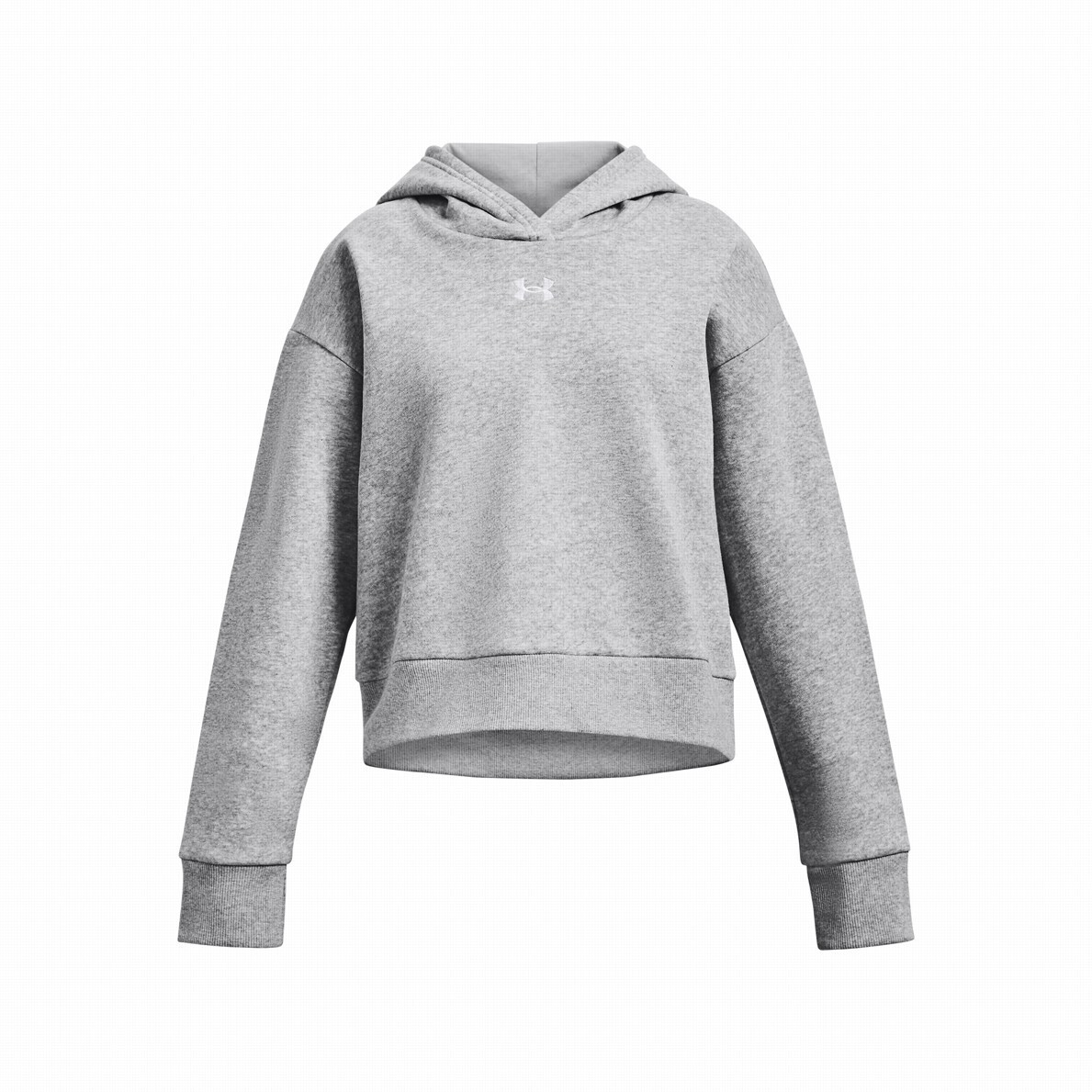 Dětská mikina Under Armour Rival Fleece Crop Hoodie Dětská velikost: 128-134 / Barva: světle šedá