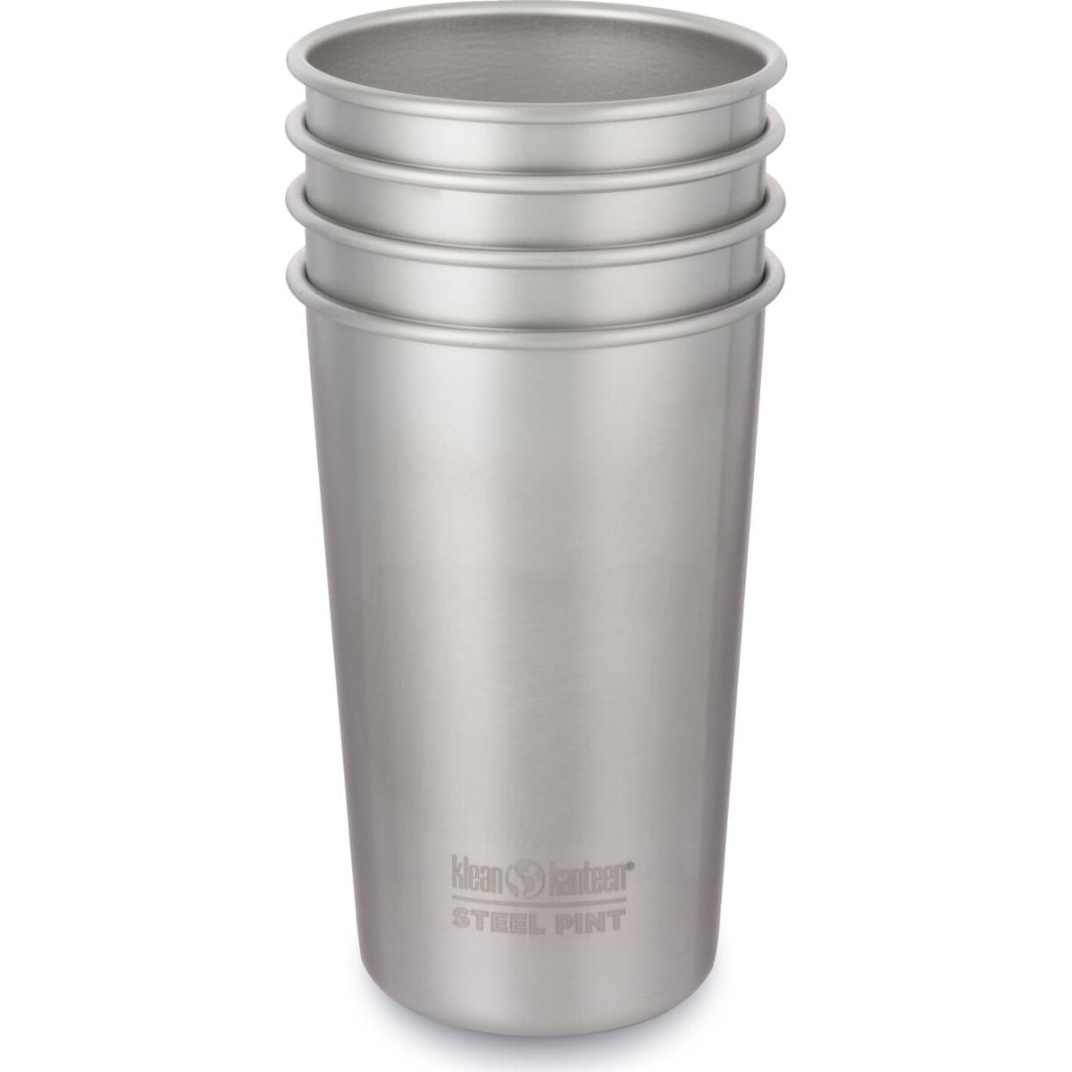 Sada nerezových pohárků Klean Kanteen Steel Pint 473 ml Barva: stříbrná