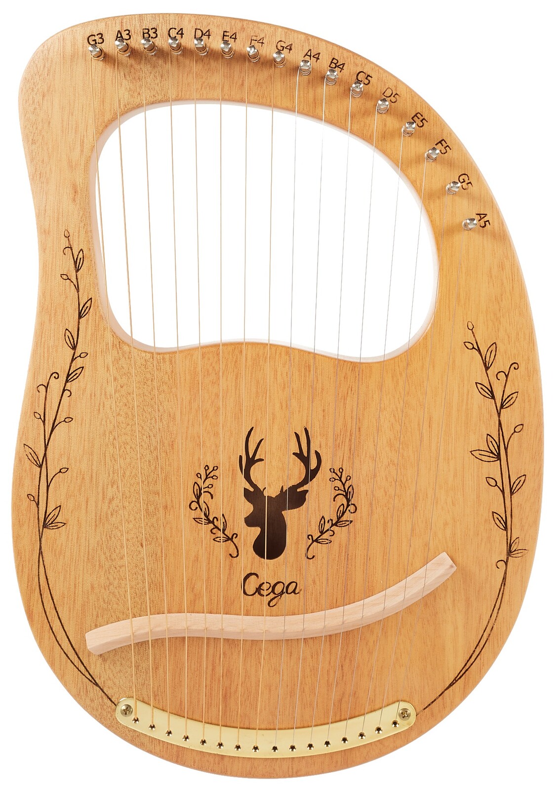Cega Lyre Harp 16 Strings Natural (rozbalené)