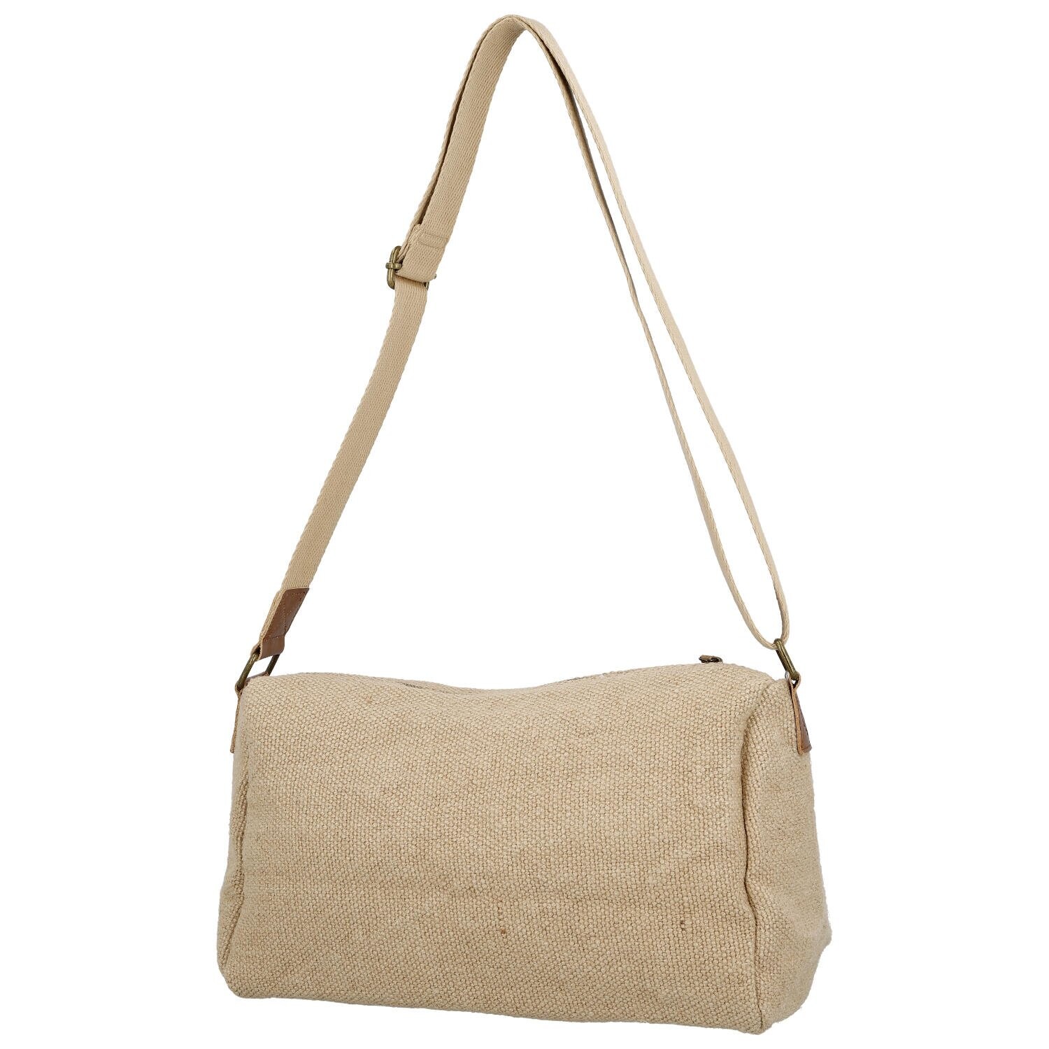 Trendy dámská crossbody kabelka Amida, tmavě béžová
