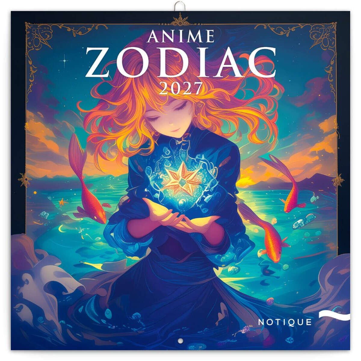 Kalendář 2027 poznámkový: Anime Zodiac, 30 x 30 cm