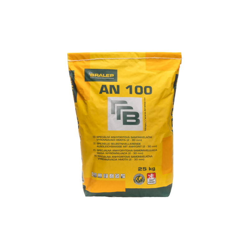 Hmota samonivelační anhydritová Bralep AN 100 25 kg
