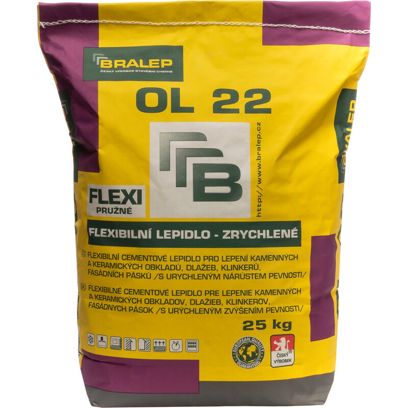 Lepidlo flexibilní C2TE S1 Bralep OL 22 25 kg