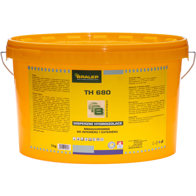 Hydroizolace disperzní mrazuvzdorná Bralep TH 680 3 kg