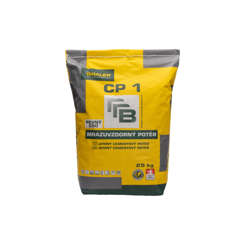 Potěr jemný Bralep CP 1 25 kg