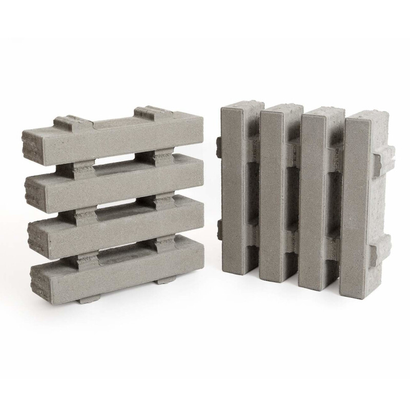 Dlažba betonová Liapor Rainstone šedá 400×400×100 mm