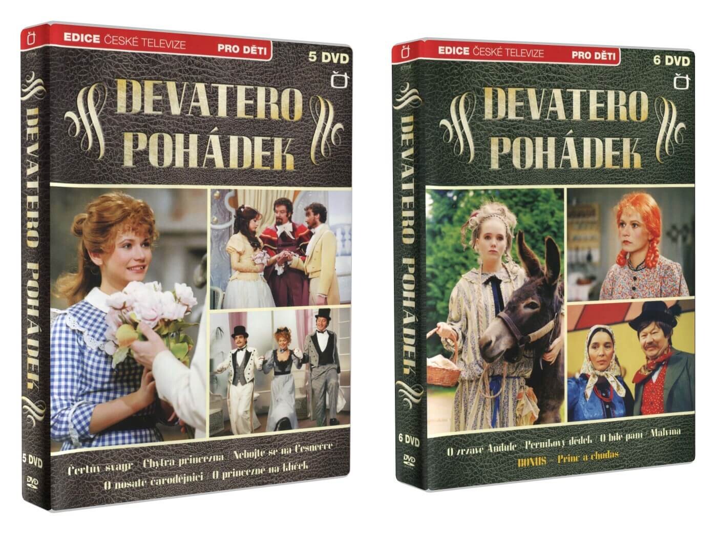 Devatero pohádek (11 DVD) (9 pohádek) + Bonus: Princ a chuďas