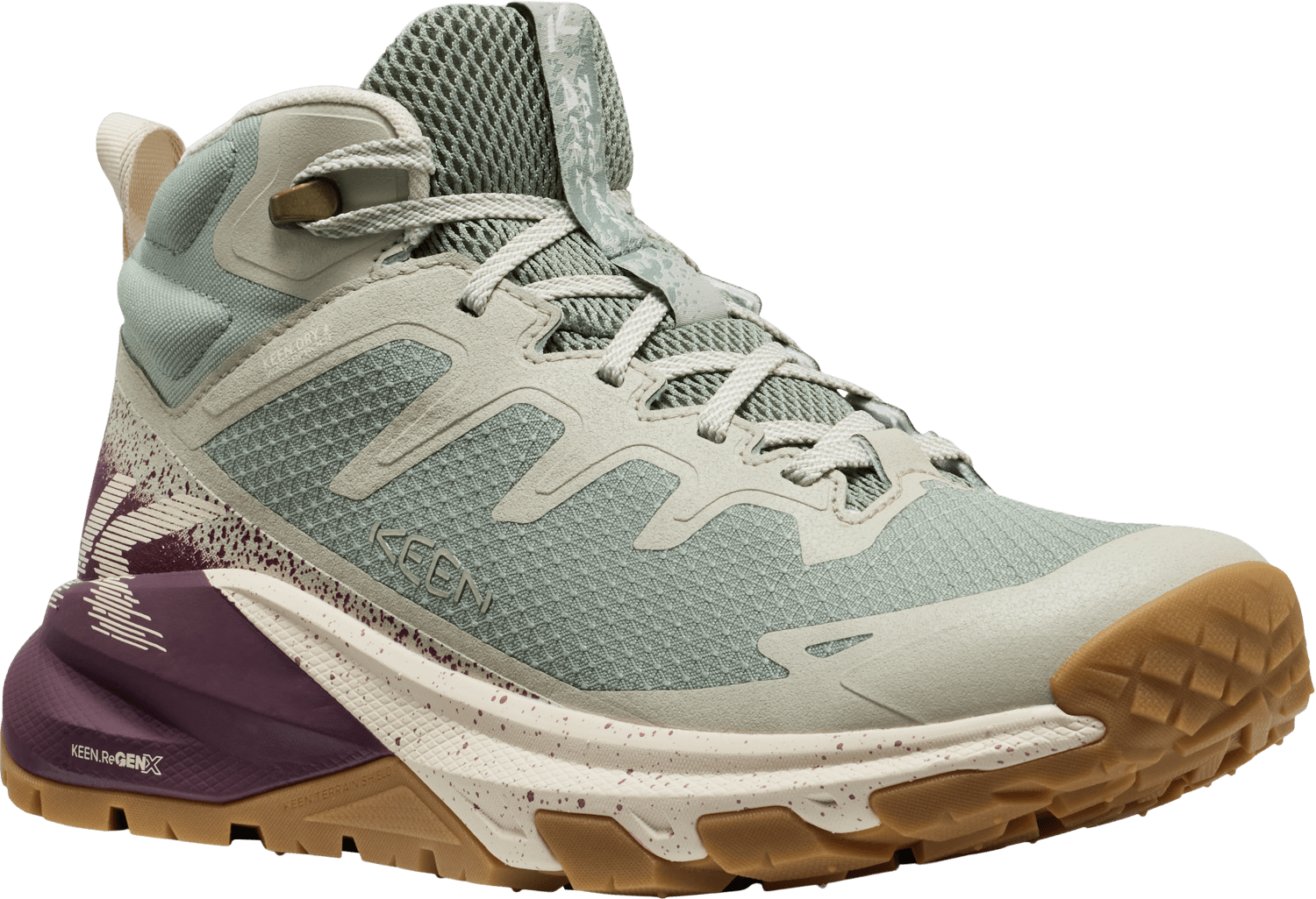 Keen TARGHEE APEX MID WP WOMEN lily pad/fig Velikost: 37,5 195208997785