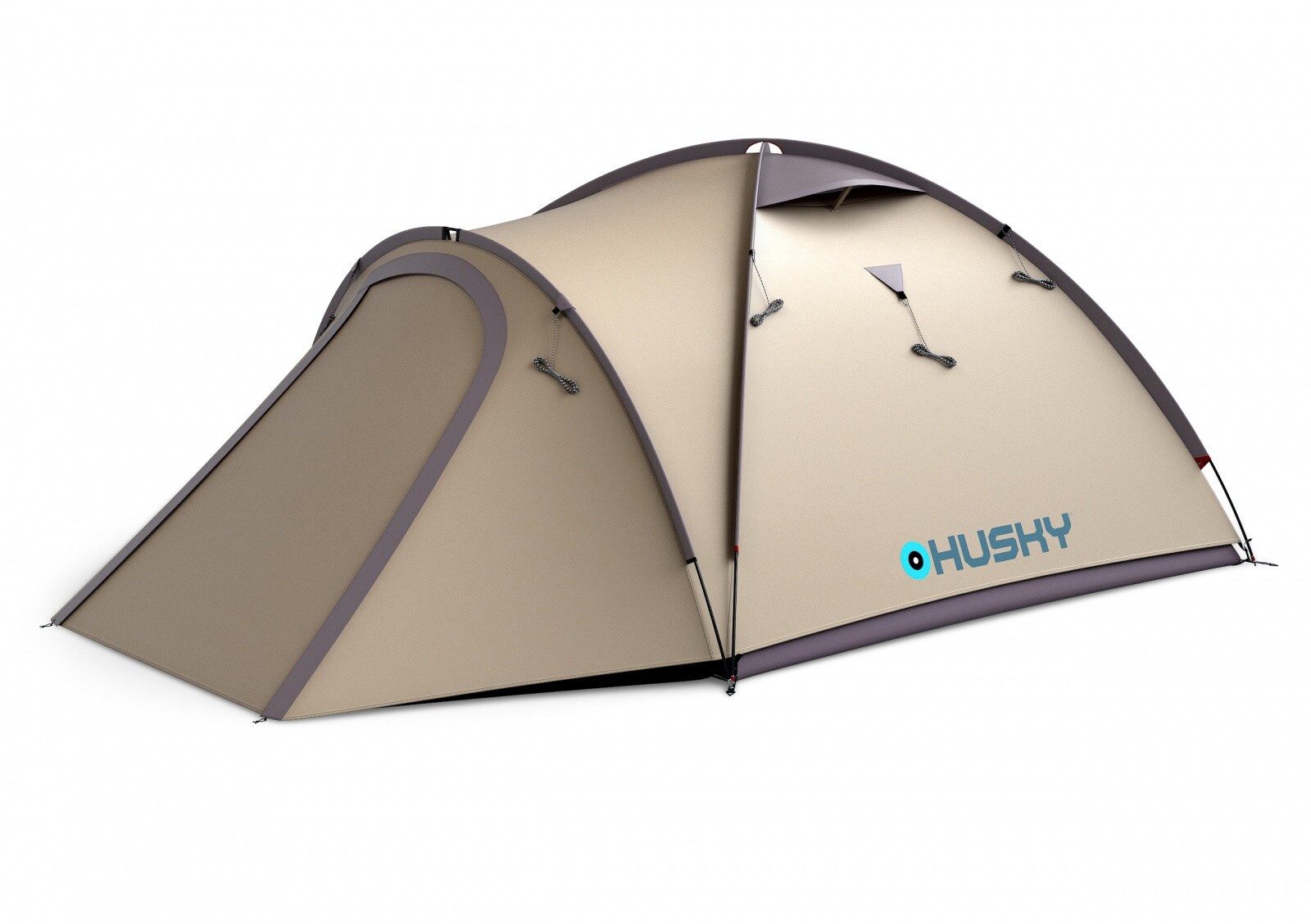 Husky Turistický stan pro 3 osoby Bizon 3 Plus light brown Velikost: OneSize