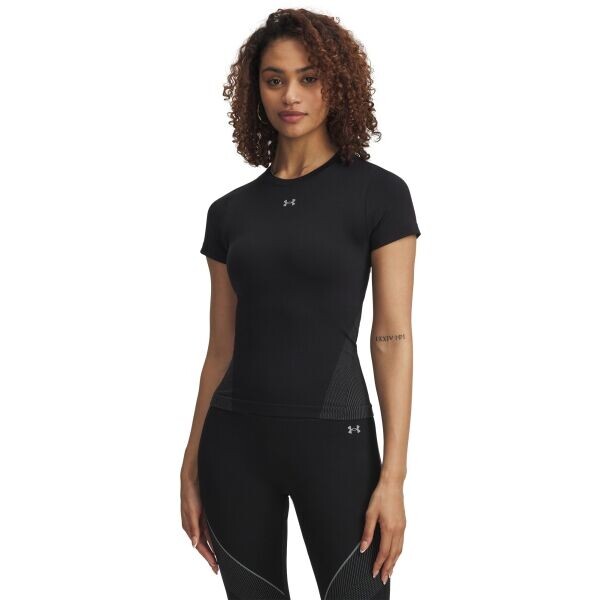 Under Armour VANISH SEAMLESS SS Dámské tričko, černá, velikost M