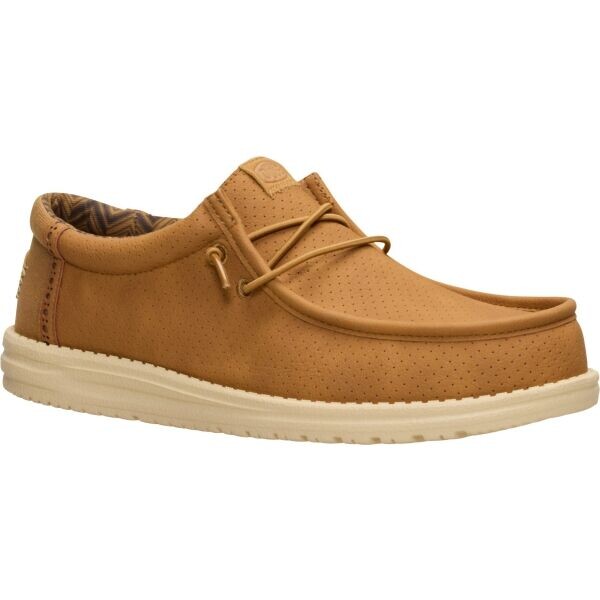 HEY DUDE WALLY PERF CLASSIC Pánské slip-on boty, hnědá, velikost