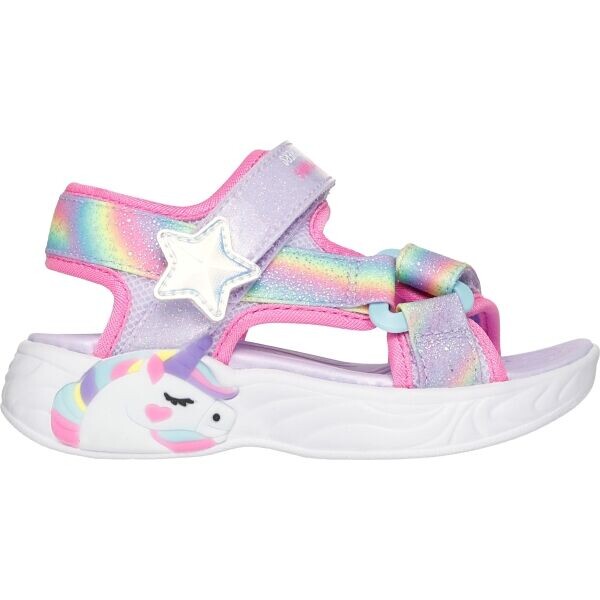 Skechers UNICORN DREAMS SANDAL Dívčí sandály, fialová, velikost