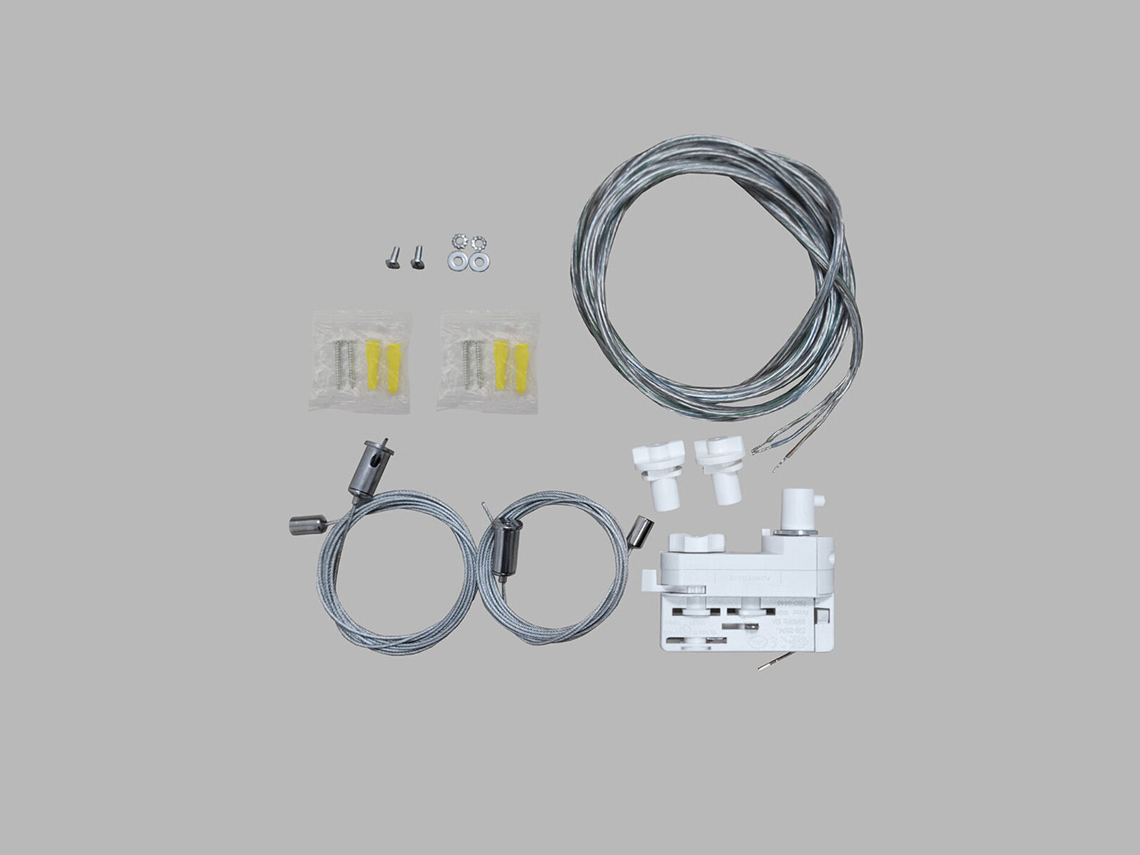LED2 7238901 NOLI II závěsný adaptér do 3f lišty, W ON/OFF, DT, ZBTW, CSTW
