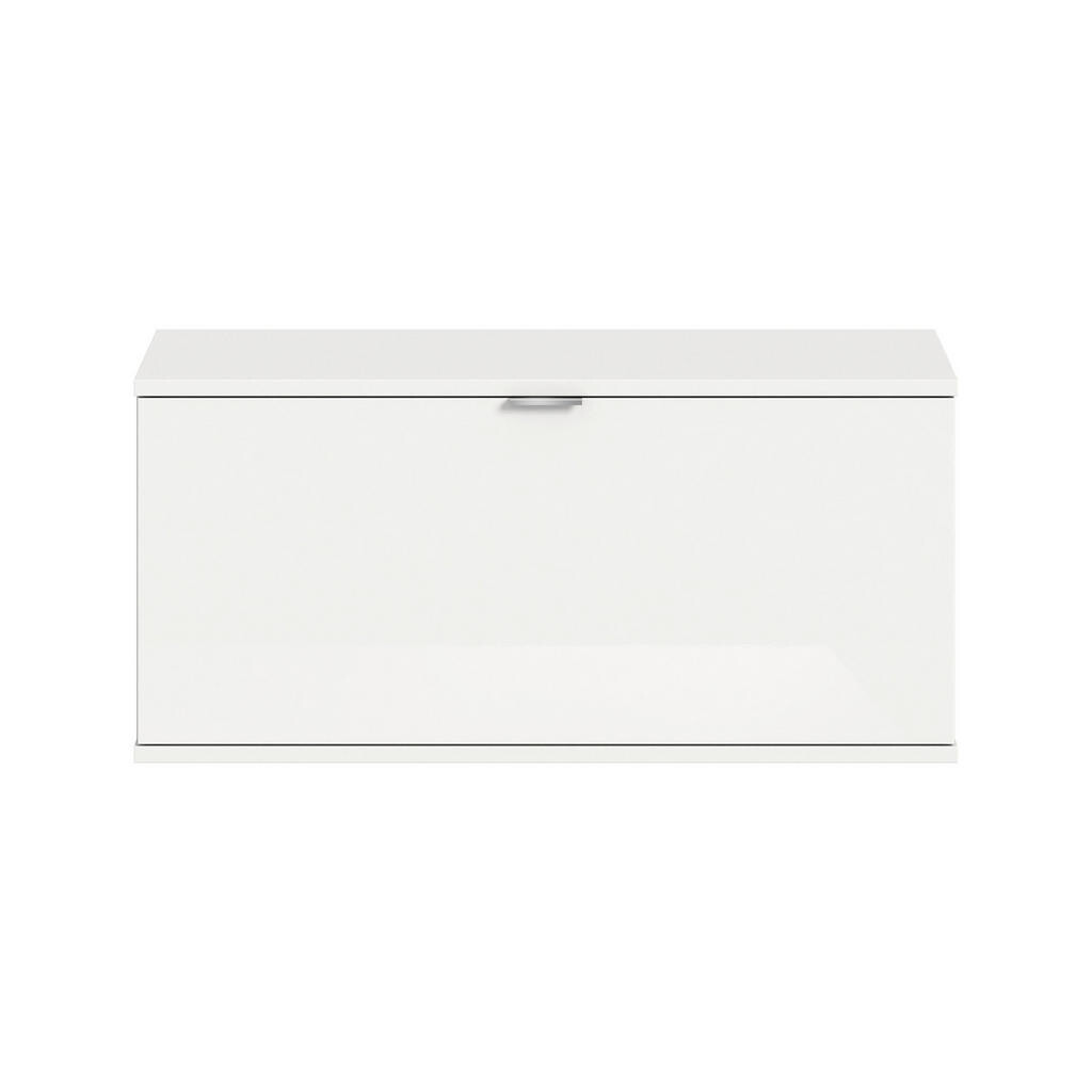Livetastic LAVICE S BOTNÍKEM, bílá, vysoce lesklá bílá, 92/42/32 cm