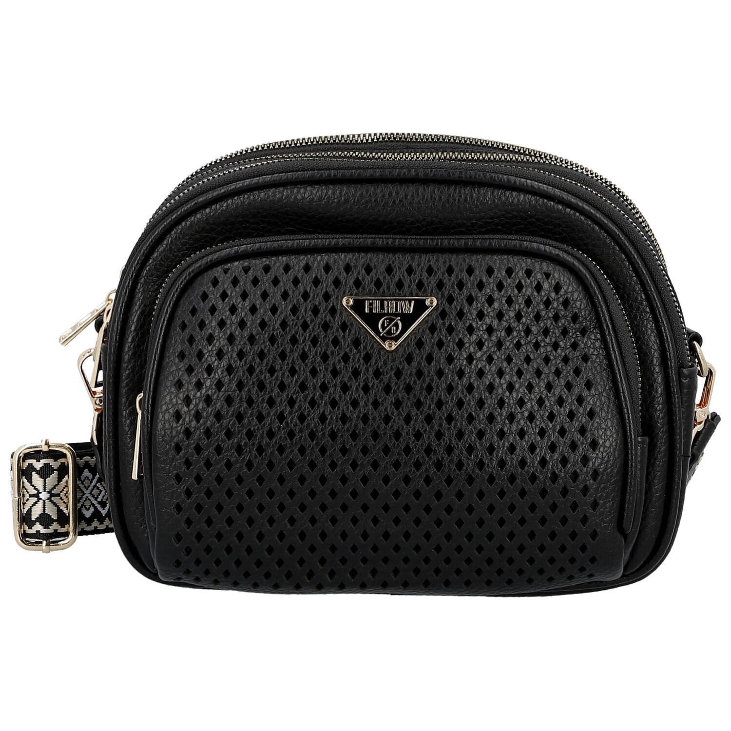 Dámská crossbody kabelka černá - Firenze Namisia černá