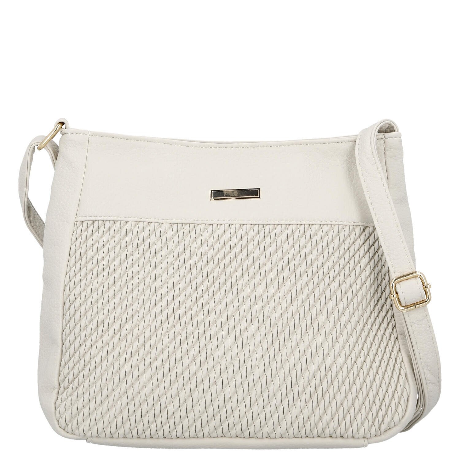 Dámská crossbody kabelka krémová - Firenze Mayra krémová