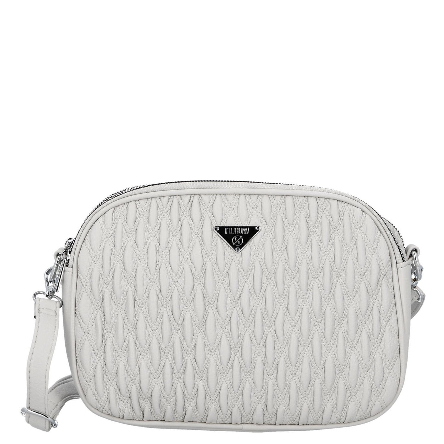 Dámská crossbody kabelka světle šedá - Firenze Galisia šedá