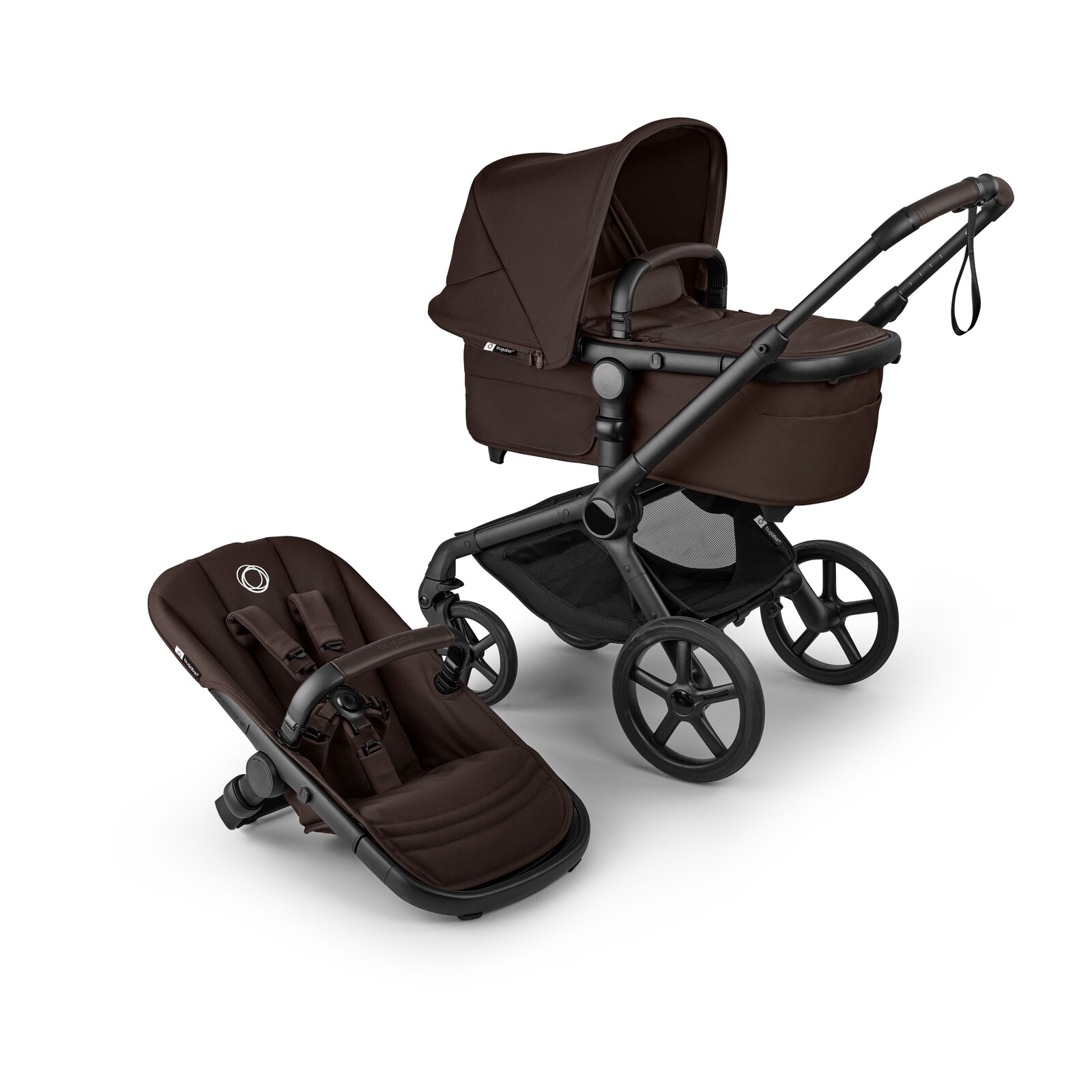 Bugaboo Fox 5 Renew komplet BLACK/COCOA BROWN