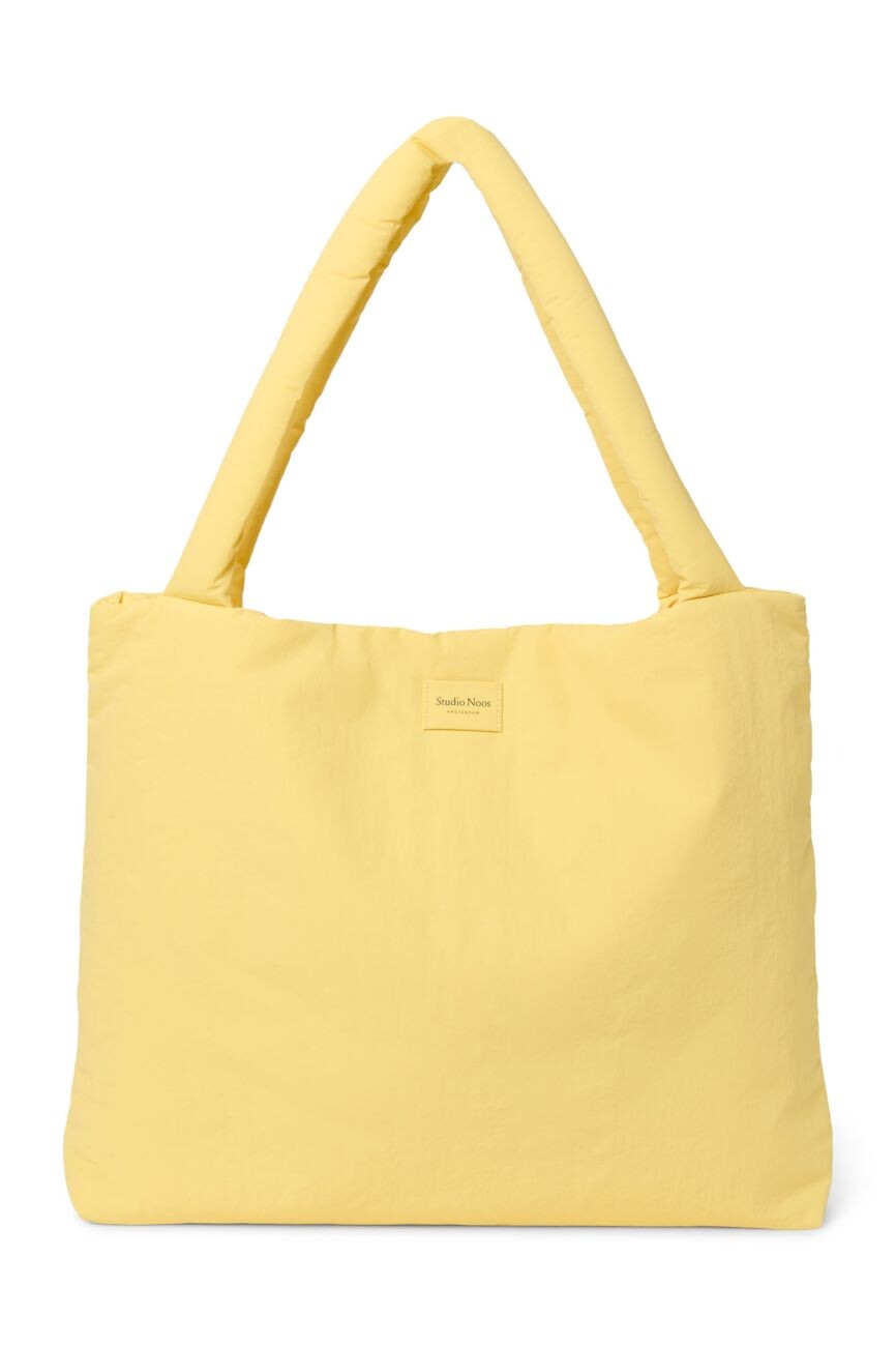 STUDIO NOOS Puffy MOM BAG | Textured Butter Yellow