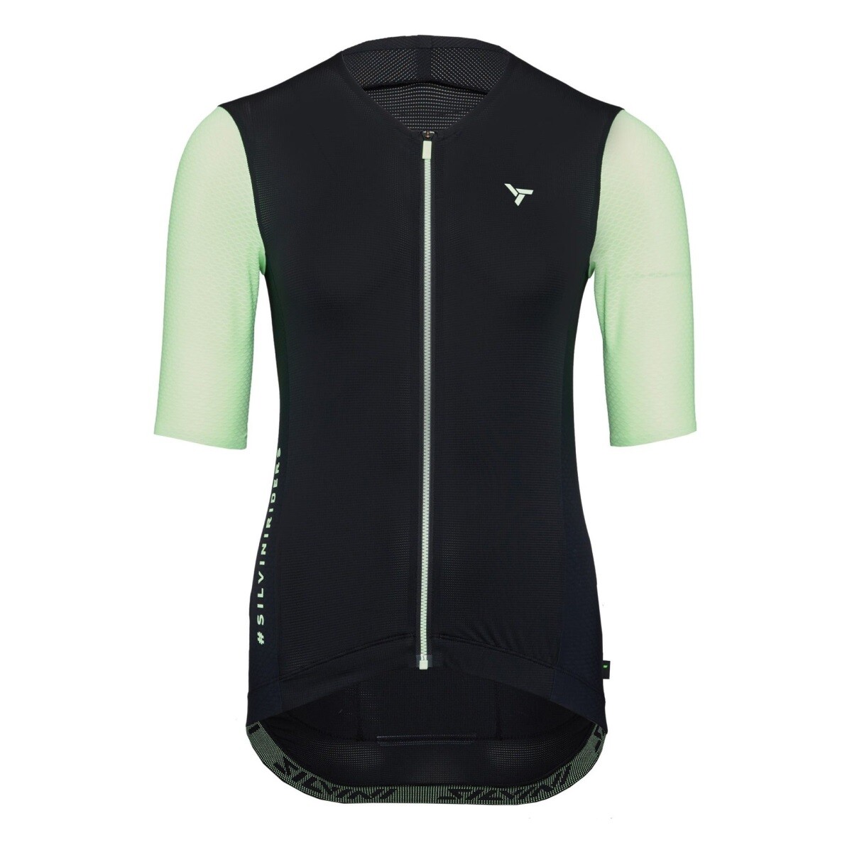 Dámský cyklo dres silvini auronza černá/zelená xs