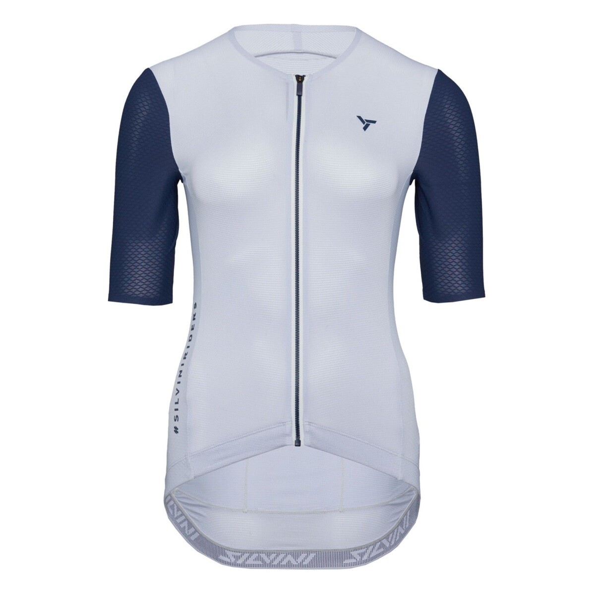 Dámský cyklo dres silvini auronza šedá/modrá xs