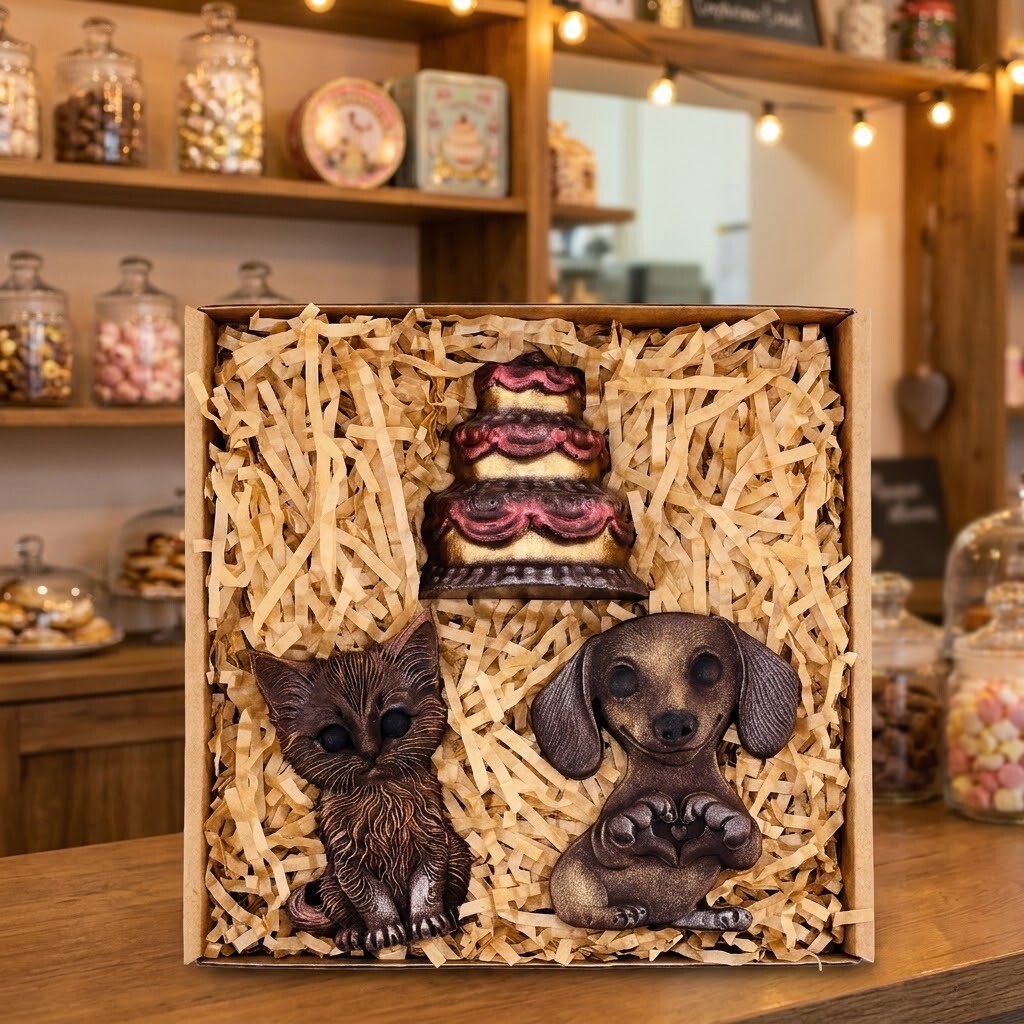Chocolenka Čokoládová sada - O pejskovi a kočičce