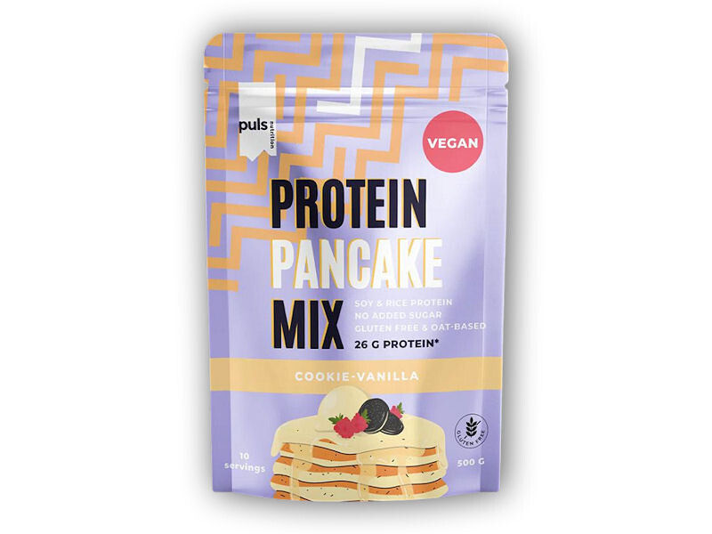 PULS nutrition Protein Pancake Mix Vegan 500g Varianta: cookie vanilla