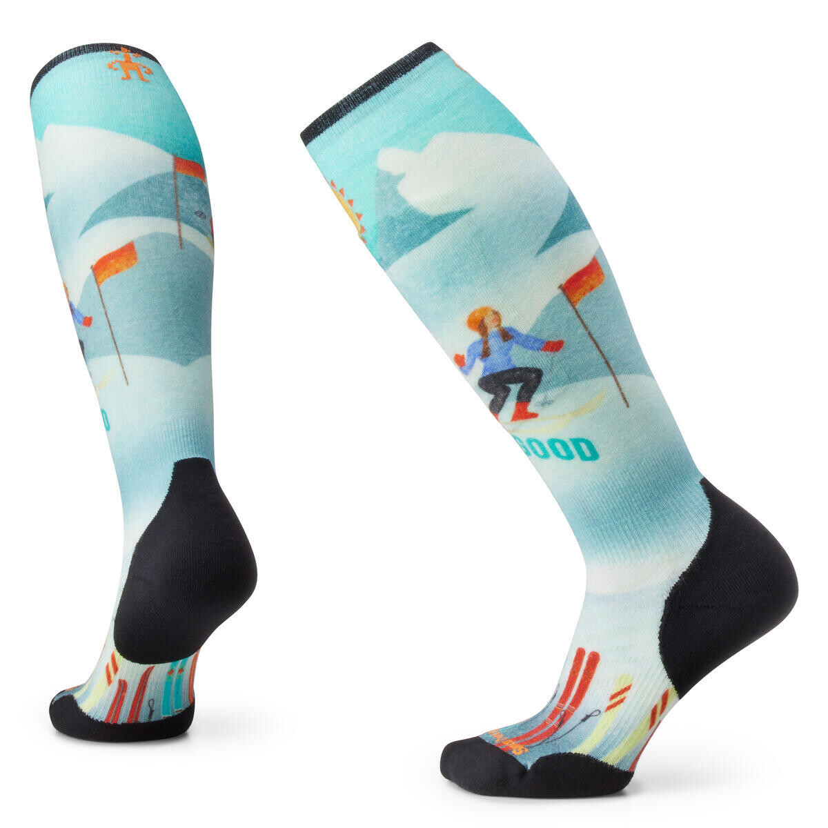 SMARTWOOL Women's Ski Targeted Cushion Snow Bunny, Capri velikost: 38-41 (M)