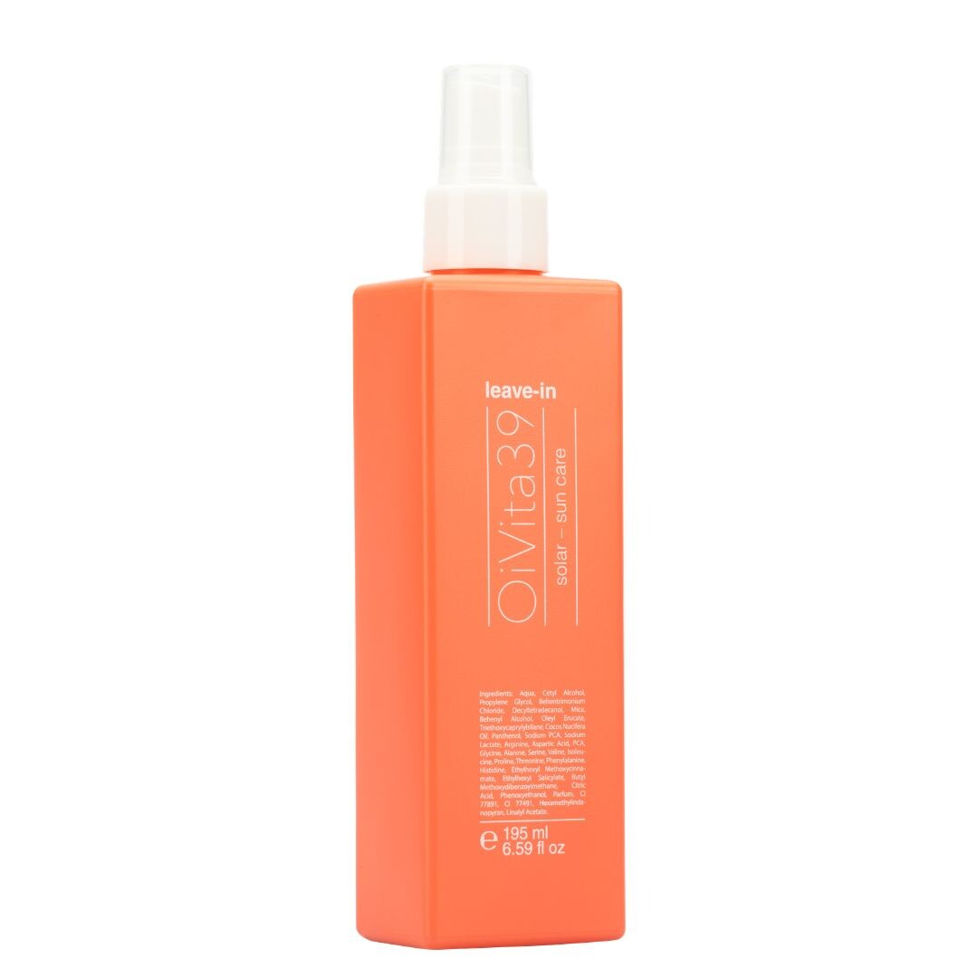 OiVita39 Solar - Sun Care Leave In - bezoplachový regenerační a ochranný sprej s UV ochranou, 190 ml