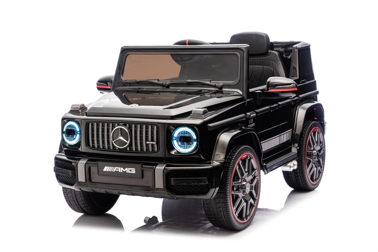Mamido Elektrické autíčko Mercedes G63 AMG 4x4 EVA kola 12V7Ah černé