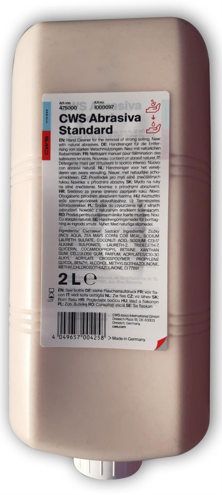 Abrazivní gel CWS - 2 l