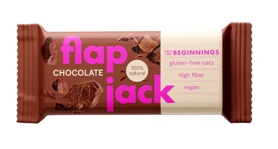 The Beginnings Flapjack ovesný čokoláda bezlepkový 60 g