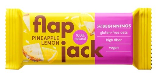 The Beginnings Flapjack ovesný ananas a citron bezlepkový 60 g