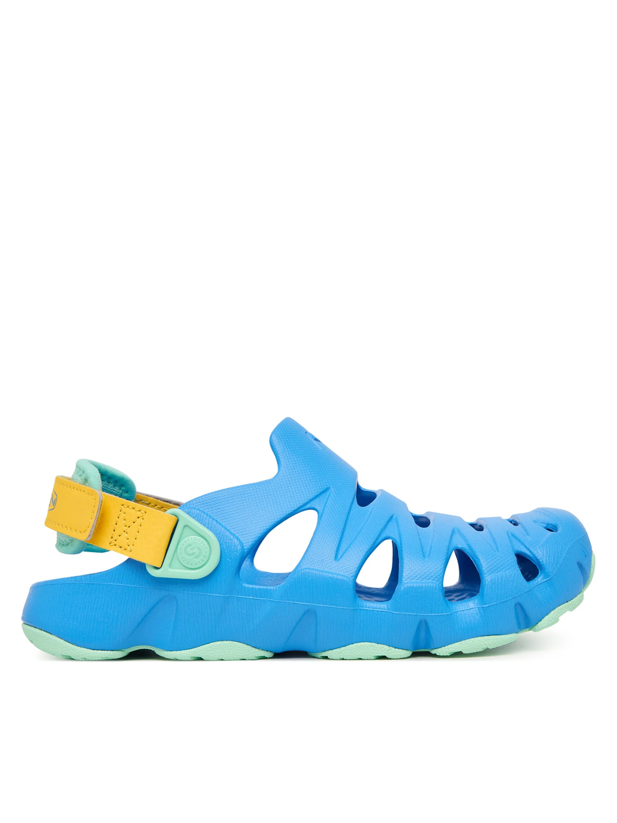 KEEN Hyperflt Youth Dětské sandály Azure Blue/Daffodil 35 xxKEN01C06
