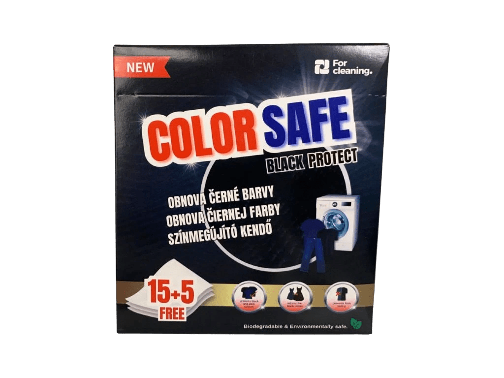 COLOR SAFE Ubrousky na praní Black protect 20 ks