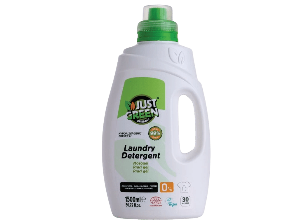 JUST GREEN ORGANIC Organický prací gel 1500 ml