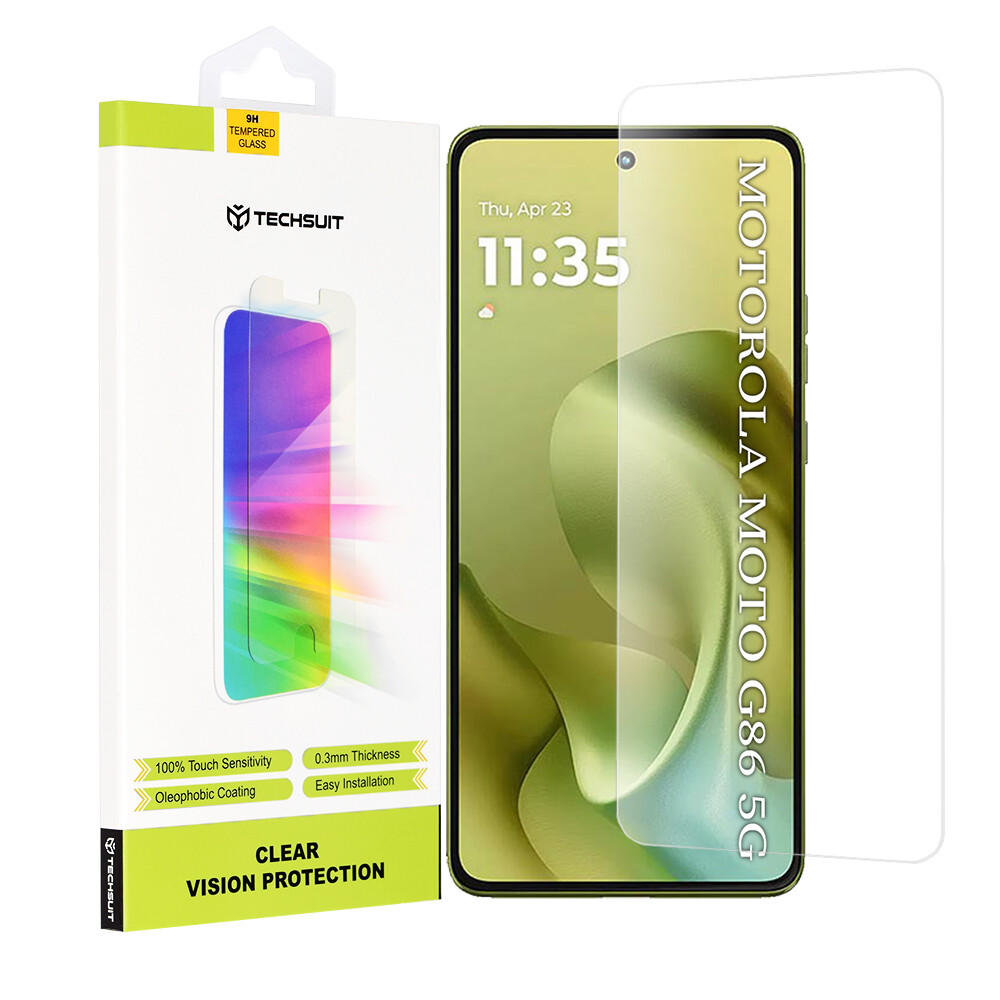 Techsuit Clear Vision Glass pro Motorola Moto G86 Moto G86 Power Transparentní