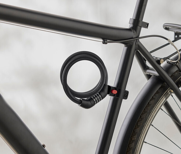 Tchibo - Zámek na kolo - barva: černá