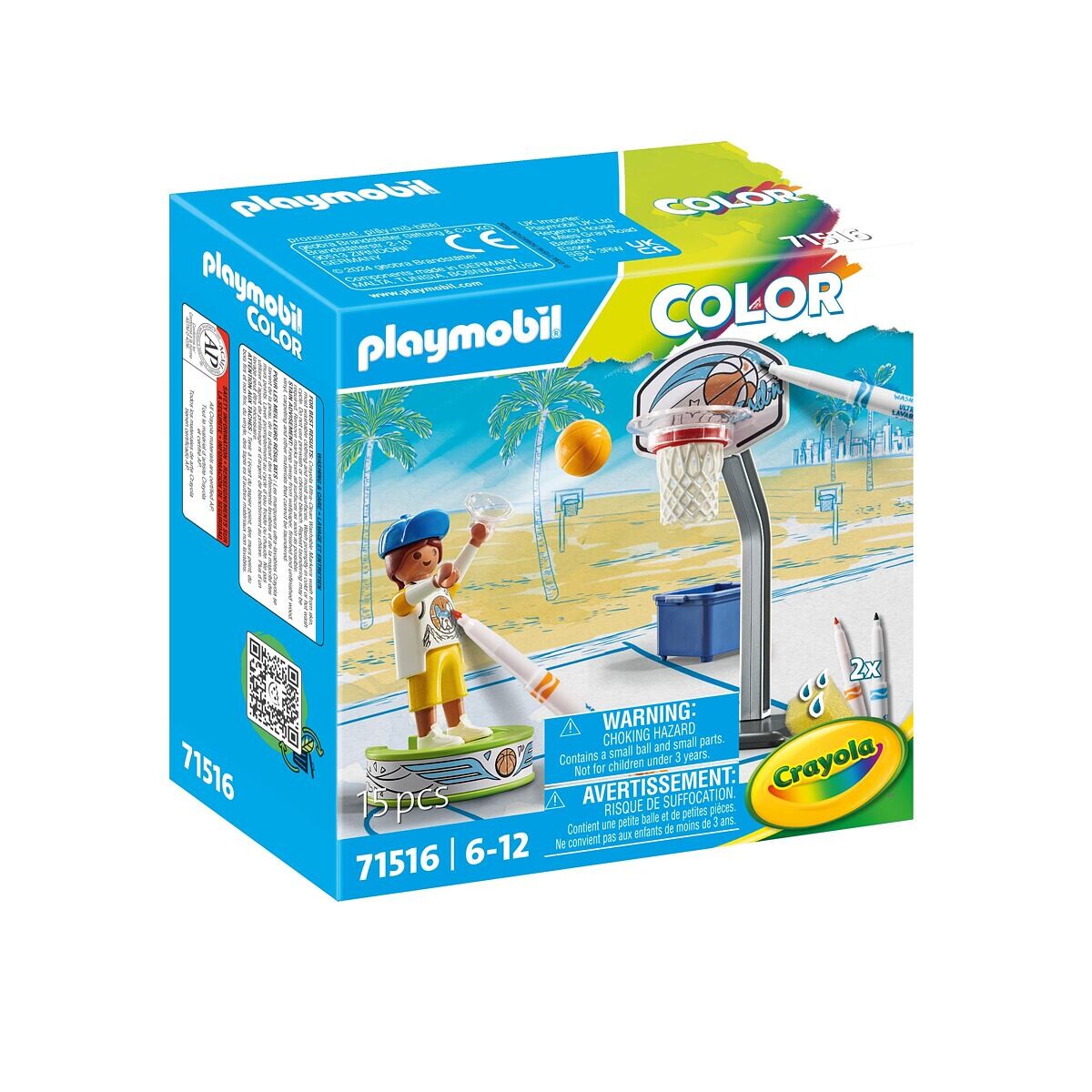 Playmobil Color: Skater s basketbalovým míčem